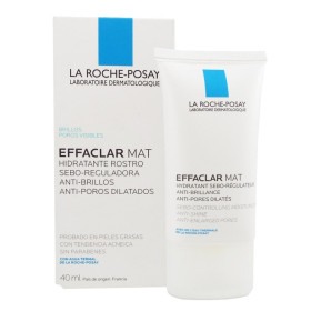 EFFACLAR MAT 40ml | Hidratante seborregulador antibrillos para piel grasa