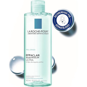 EFFACLAR · AGUA MICELAR PURIFICANTE · 400 ml – Limpieza facial para piel grasa con tendencia acneica
