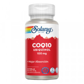 SOLARAY · PURE CoQ10 (100 mg) 30 Cápsulas