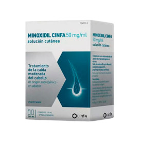 MINOXIDIL CINFA 50 mg/ml · Solución Cutánea 240 ml