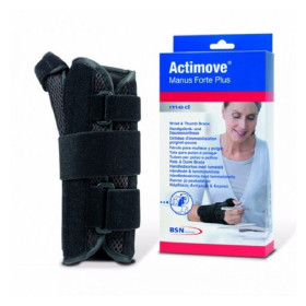 ACTIMOVE · INMOVILIZADOR MUÑECA DERECHA · MANUS FORTE PLUS · Talla XS · Color Negro