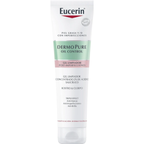 EUCERIN · DERMOPURE OIL CONTROL · Body Clean 400 ml – Gel limpiador corporal para piel con tendencia acneica