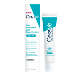 CERAVE · SOIN CONCENTRE ANTI-IMPERFECTIONS 40ml | Tratamiento completo para imperfecciones y marcas