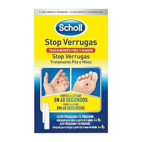 SCHOLL · STOP VERRUGAS · Pies y Manos | Tratamiento por crioterapia eficaz en 1 aplicación