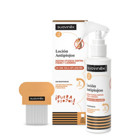 SUAVINEX · LOCION ANTIPIOJOS 125 ml con lendrera | Tratamiento eficaz sin insecticidas