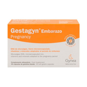 GESTAGYN · EMBARAZO · 30 cápsulas | Complemento con DHA, ácido fólico y hierro 