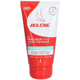 AKILEINE GEL FRAICHEUR VIVE 125 ml | Alivio inmediato para pies cansados e hinchados
