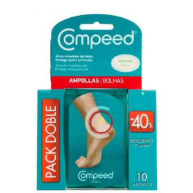COMPEED  · AMPOLLAS MEDIANAS · Pack Ahorro 10 unidades | Protección invisible y alivio inmediato