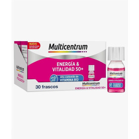 MULTICENTRUM · ENERGIA y VITALIDAD 50+ | 30 frascos bebibles