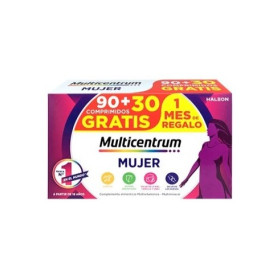 MULTICENTRUM · MUJER | Pack Ahorro 4 meses | 30 + 90 comprimidos