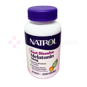 MELATONINA NATROL FAST DISSOLVE 10MG 100 TABS CITRICOS